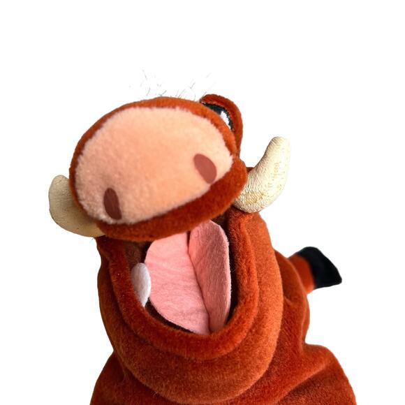 The Disney Store Mini Bean Bag Pumbaa 8" The Lion King - Picture 2 of 9